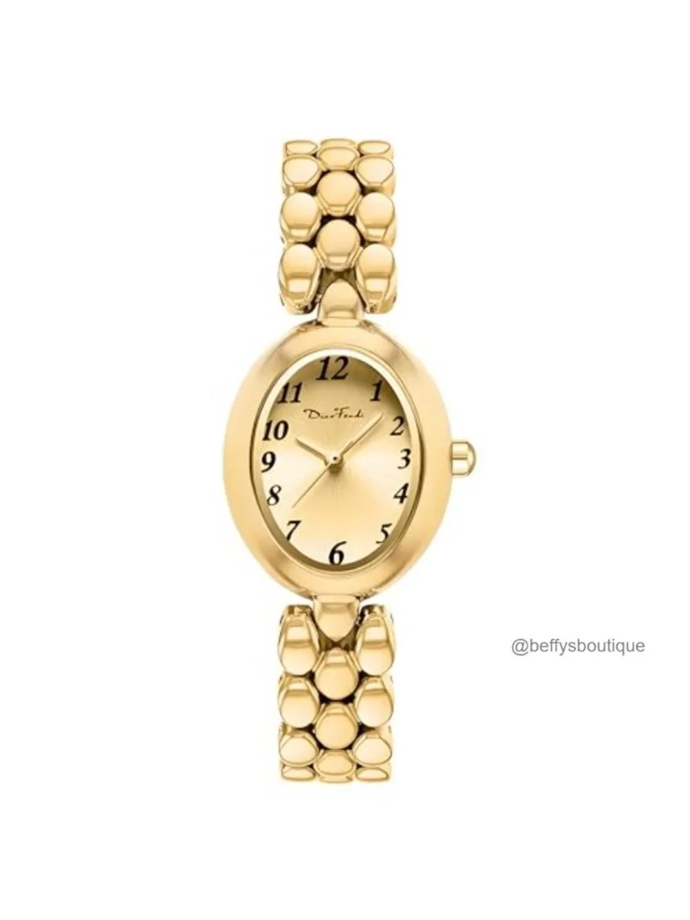 Small Luxury Quartz Wristwatch with Stainless Steel Band and Included Tools